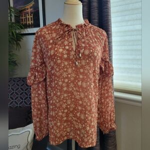 Dex Floral and Dot Blouse